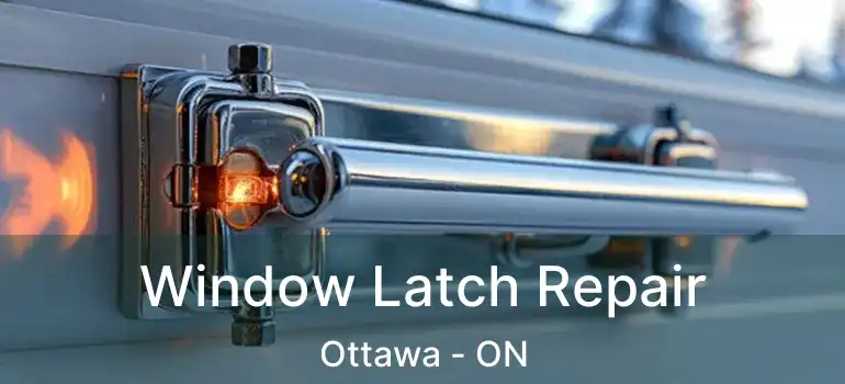  Window Latch Repair Ottawa - ON