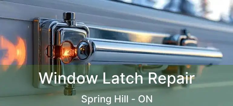  Window Latch Repair Spring Hill - ON