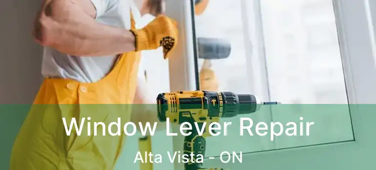  Window Lever Repair Alta Vista - ON