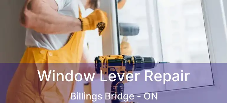  Window Lever Repair Billings Bridge - ON