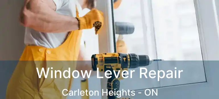  Window Lever Repair Carleton Heights - ON