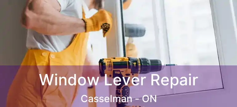  Window Lever Repair Casselman - ON