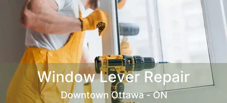  Window Lever Repair Downtown Ottawa - ON