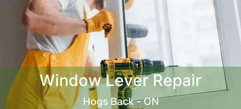  Window Lever Repair Hogs Back - ON