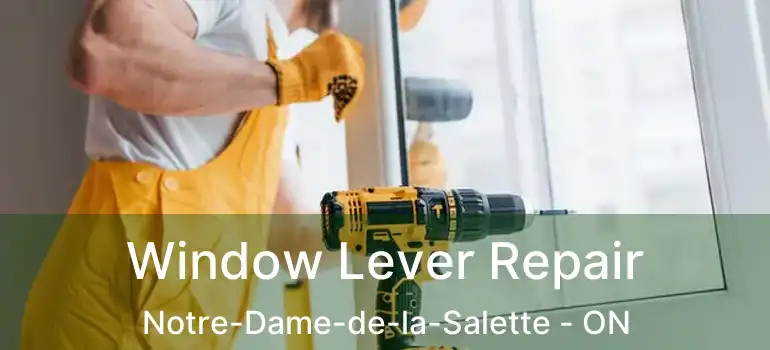  Window Lever Repair Notre-Dame-de-la-Salette - ON