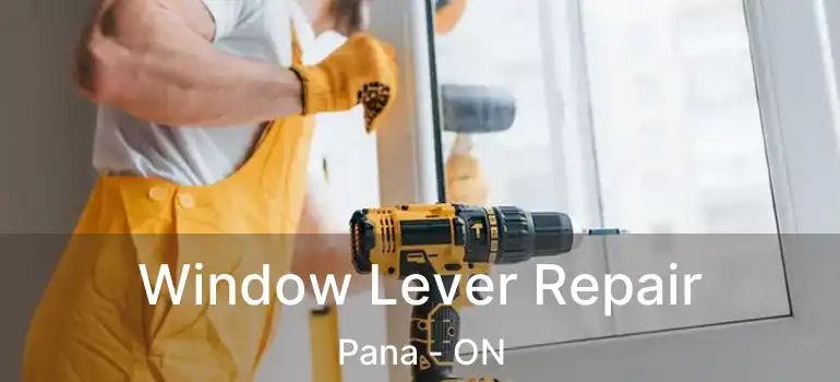  Window Lever Repair Pana - ON