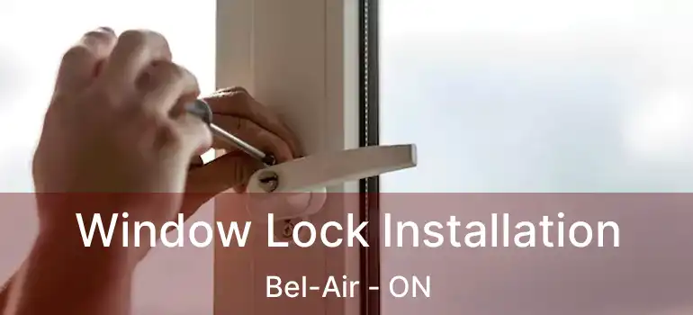  Window Lock Installation Bel-Air - ON