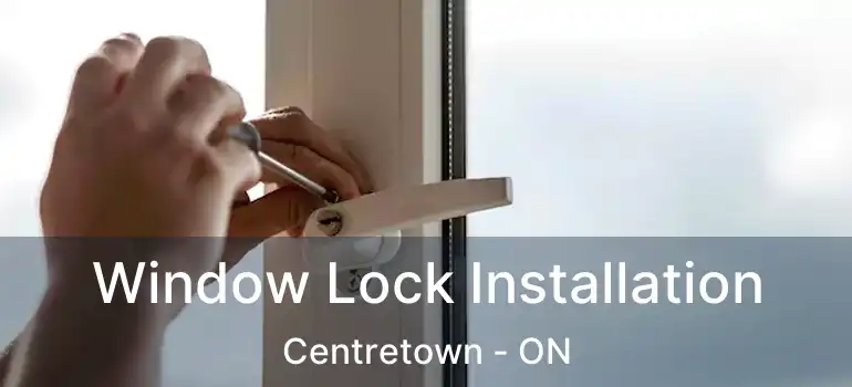  Window Lock Installation Centretown - ON