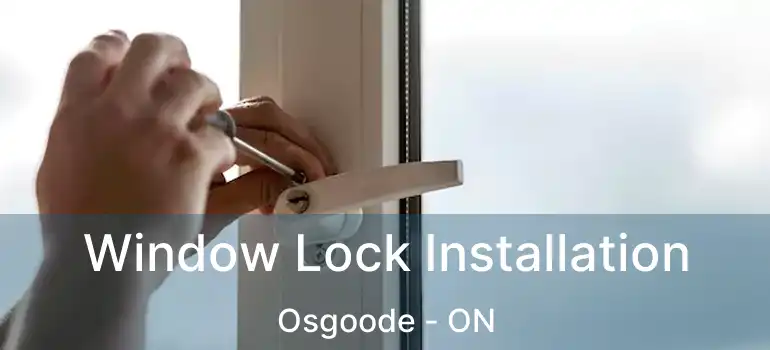  Window Lock Installation Osgoode - ON