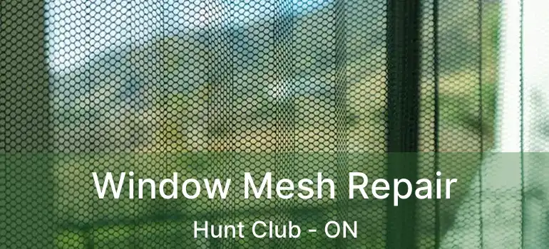  Window Mesh Repair Hunt Club - ON