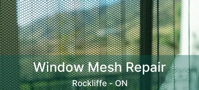  Window Mesh Repair Rockliffe - ON