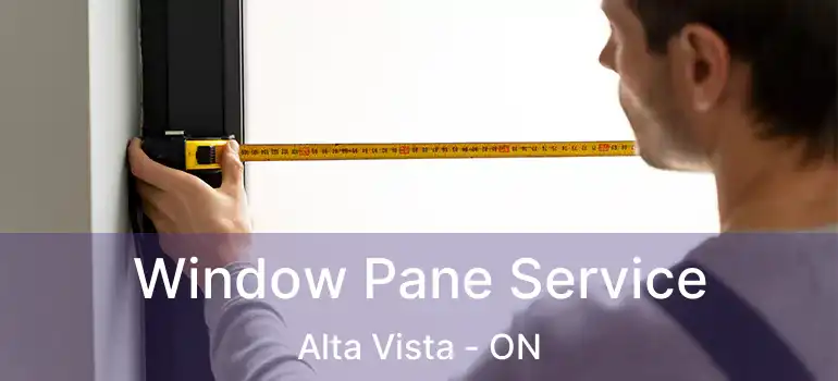  Window Pane Service Alta Vista - ON