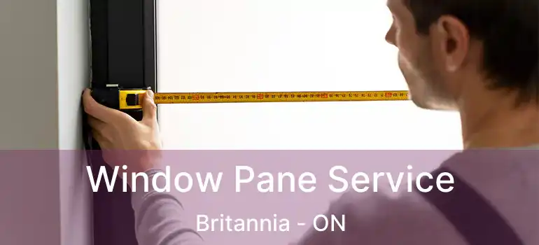  Window Pane Service Britannia - ON