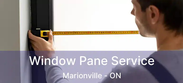  Window Pane Service Marionville - ON