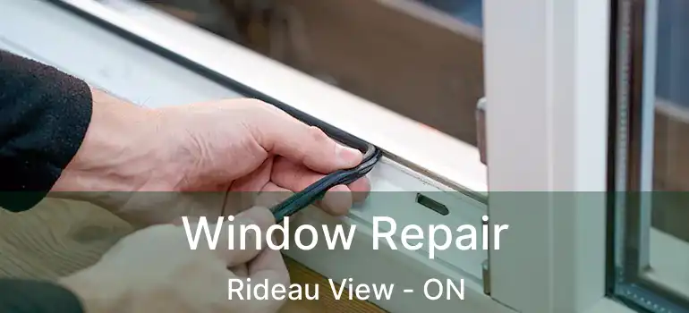  Window Repair Rideau View - ON