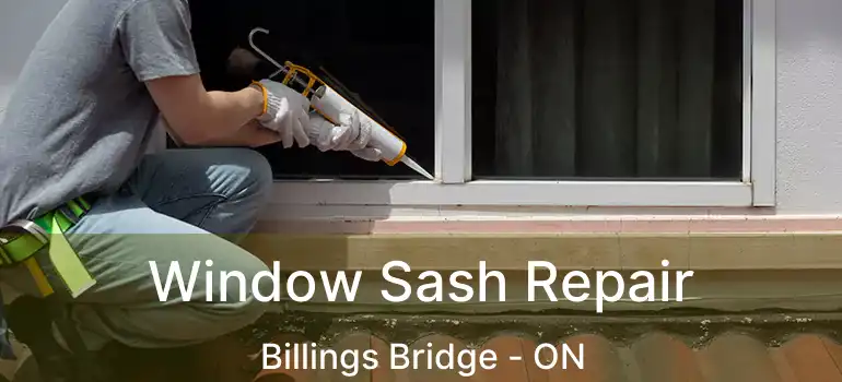  Window Sash Repair Billings Bridge - ON