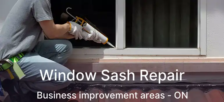  Window Sash Repair Business improvement areas - ON