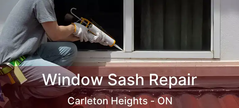  Window Sash Repair Carleton Heights - ON