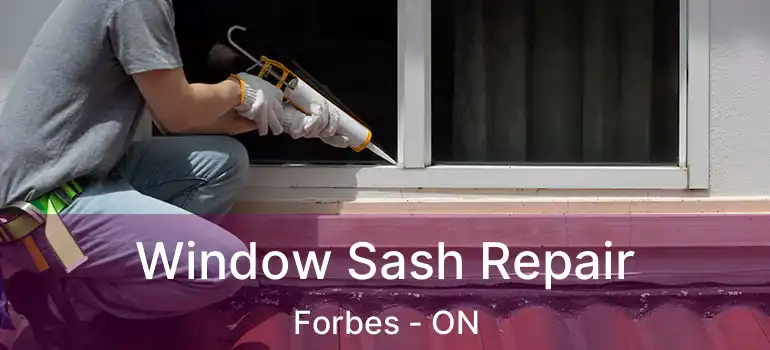  Window Sash Repair Forbes - ON