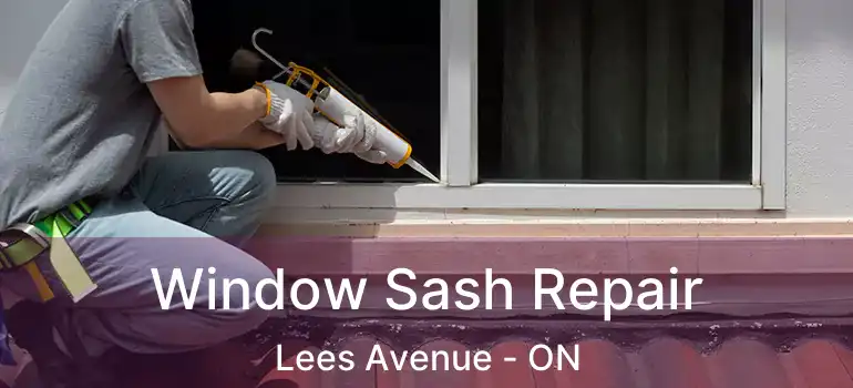  Window Sash Repair Lees Avenue - ON