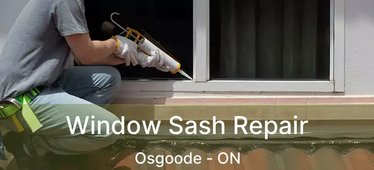  Window Sash Repair Osgoode - ON