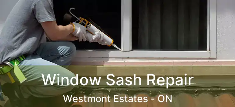  Window Sash Repair Westmont Estates - ON