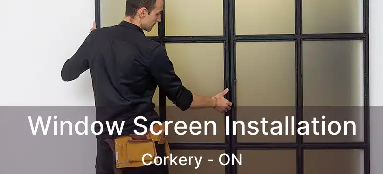  Window Screen Installation Corkery - ON