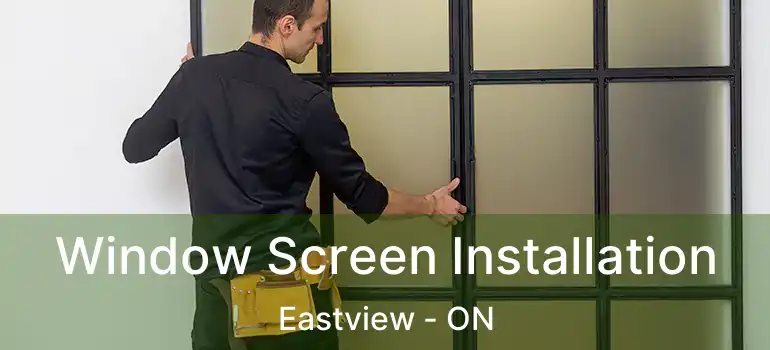  Window Screen Installation Eastview - ON