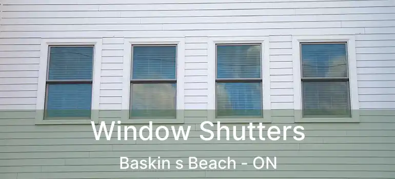  Window Shutters Baskin s Beach - ON