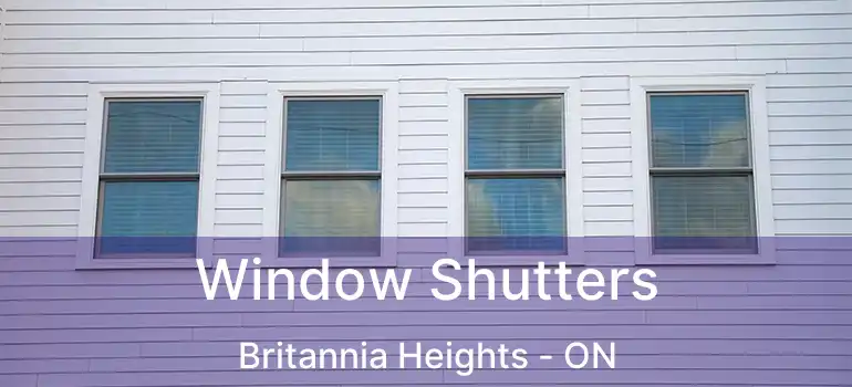  Window Shutters Britannia Heights - ON