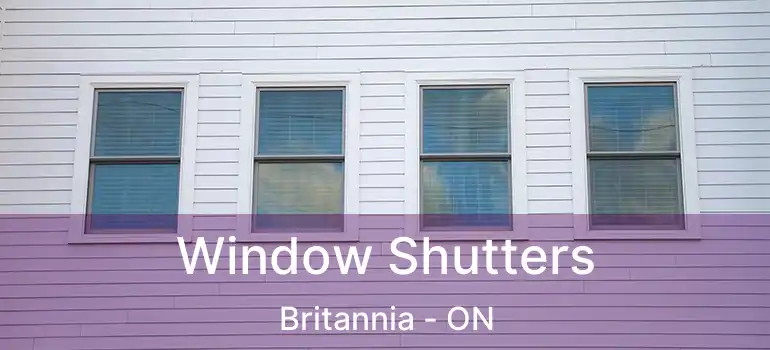  Window Shutters Britannia - ON