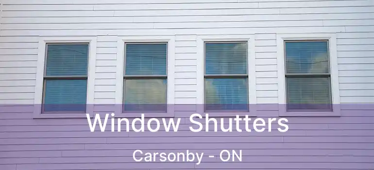  Window Shutters Carsonby - ON