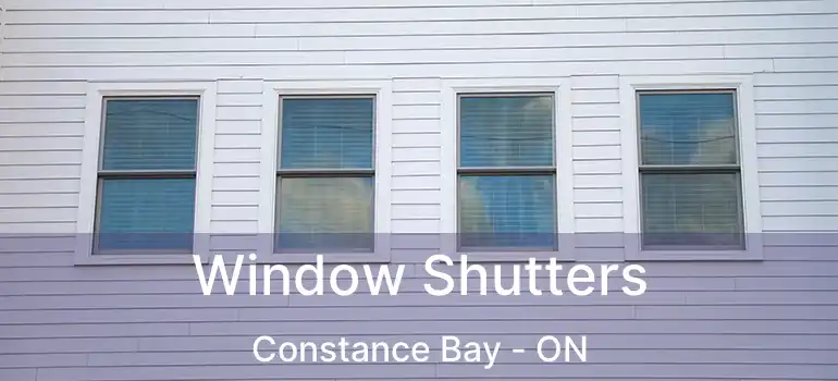  Window Shutters Constance Bay - ON