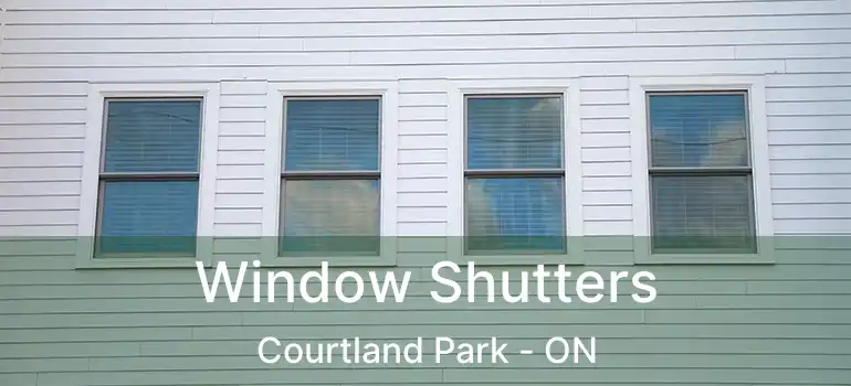  Window Shutters Courtland Park - ON