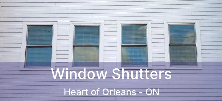  Window Shutters Heart of Orleans - ON