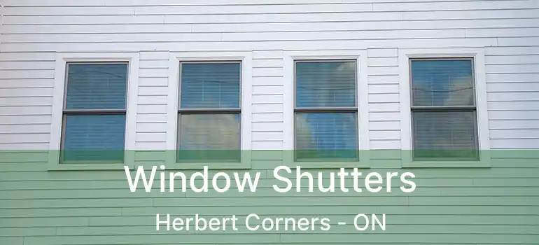  Window Shutters Herbert Corners - ON