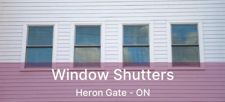  Window Shutters Heron Gate - ON