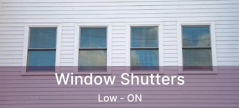  Window Shutters Low - ON