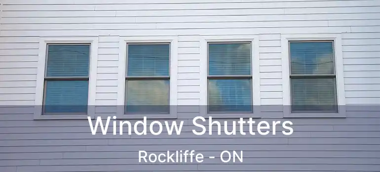  Window Shutters Rockliffe - ON