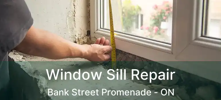  Window Sill Repair Bank Street Promenade - ON