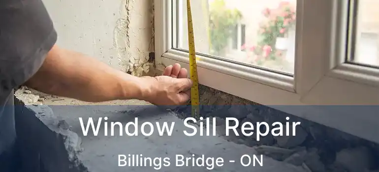  Window Sill Repair Billings Bridge - ON