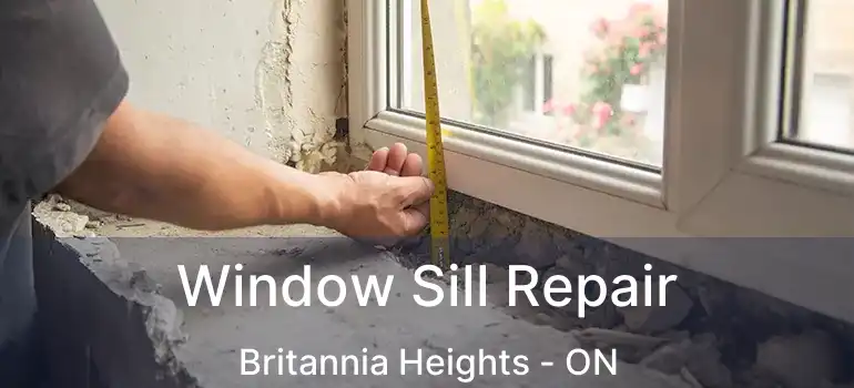  Window Sill Repair Britannia Heights - ON