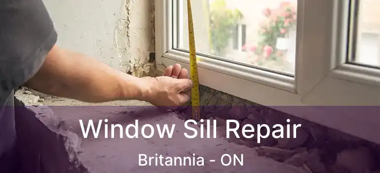  Window Sill Repair Britannia - ON