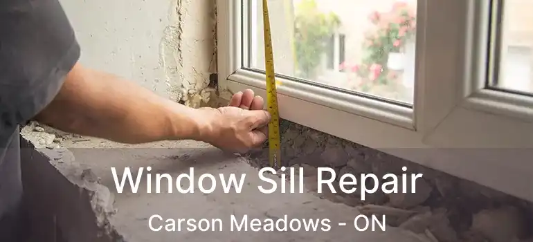  Window Sill Repair Carson Meadows - ON