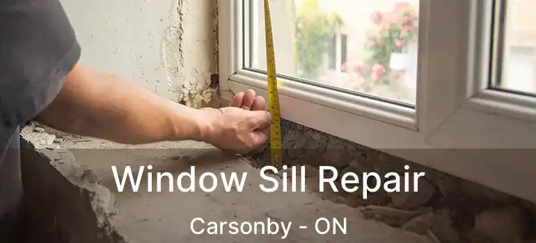  Window Sill Repair Carsonby - ON