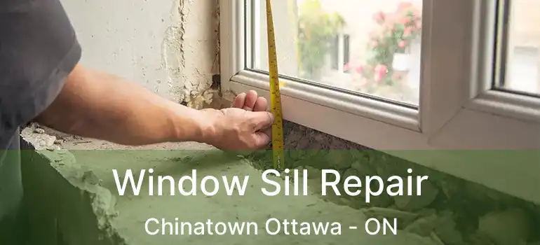  Window Sill Repair Chinatown Ottawa - ON