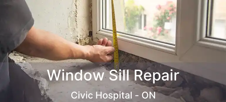  Window Sill Repair Civic Hospital - ON