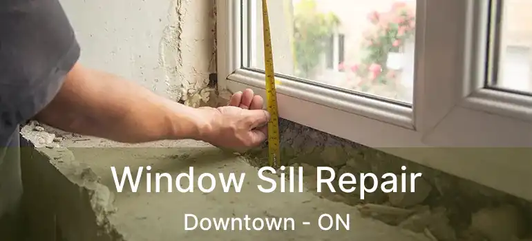  Window Sill Repair Downtown - ON