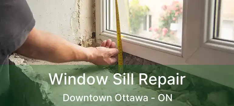  Window Sill Repair Downtown Ottawa - ON