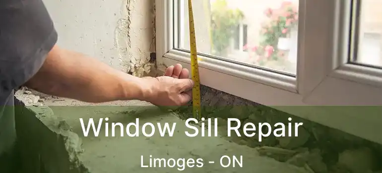  Window Sill Repair Limoges - ON